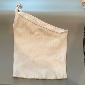 One Shoulder Tank Crop Top